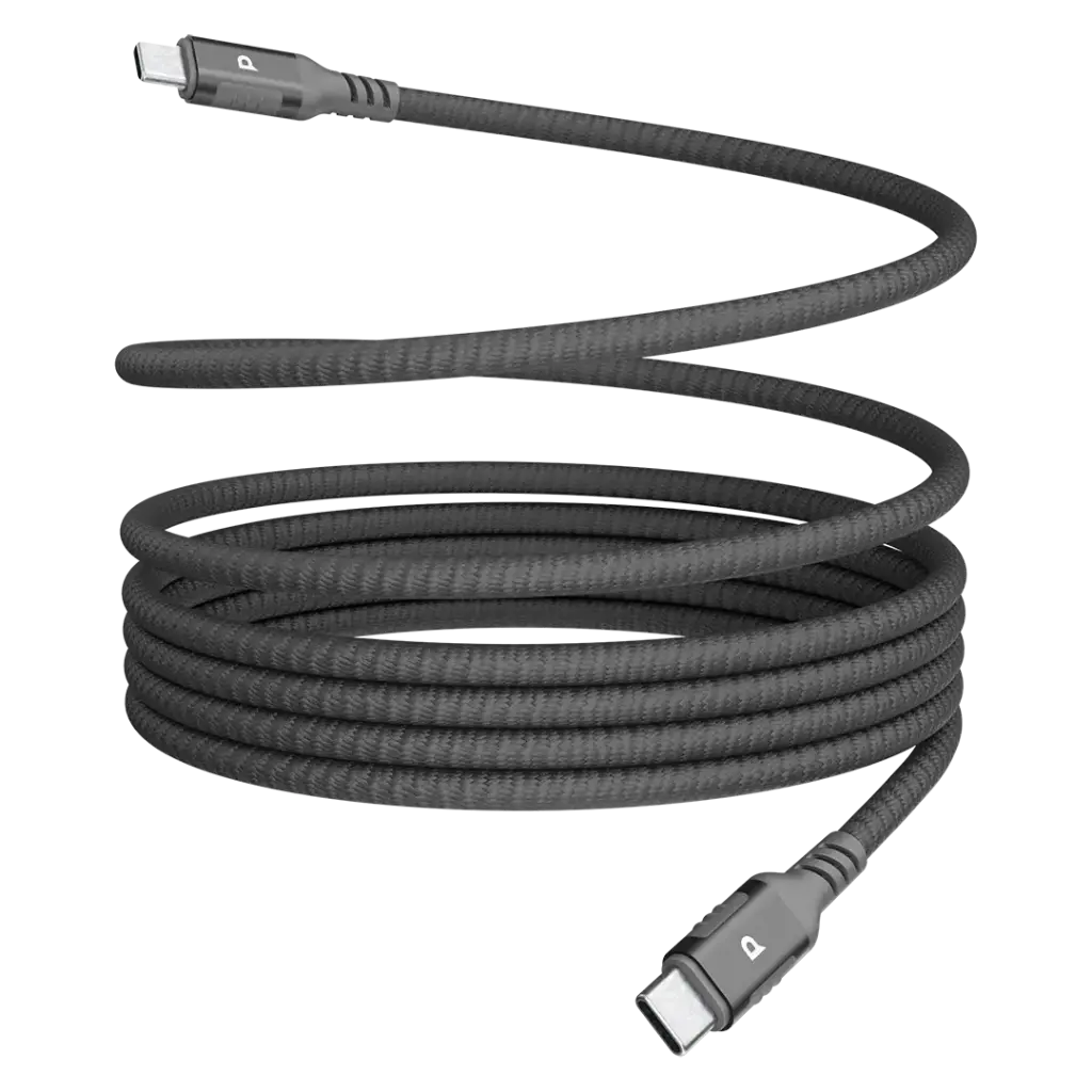 [PCAB024GY] Powerology Malinka Weave Magnetic USB-C 1.2m Cable PD 60W (Gray).webp