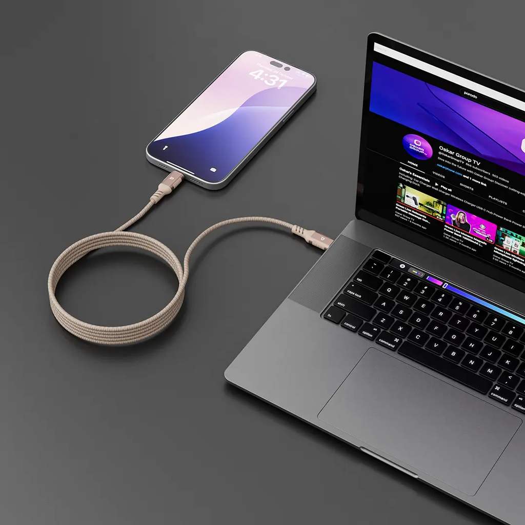 Powerology Malinka Weave Magnetic USB-C 1.2m Cable PD 60W (4).webp