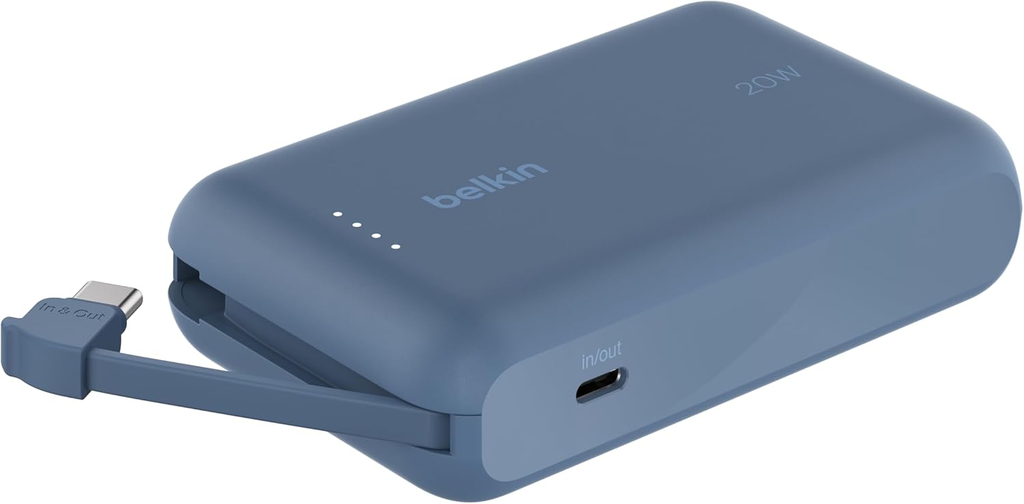 Belkin 10k Power Bank Fast Charge with Cable-Blue 
