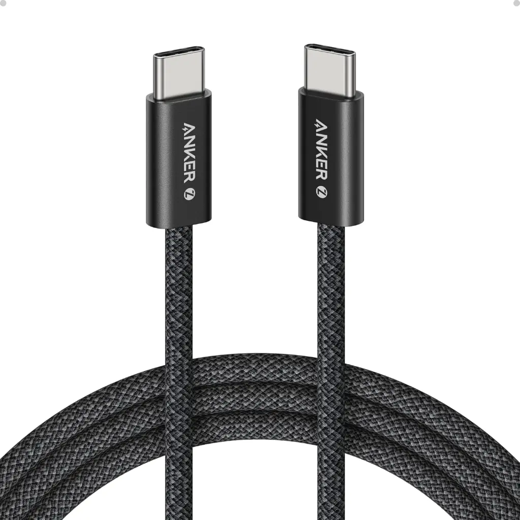 كيبل Anker zolo 240W USB-C to USB-C Cable 6ft